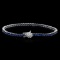 14K Gold 7.11ct Sapphire 0.57ct Diamond Bracelet
