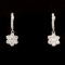 14k Gold 3.40ct Diamond Earrings