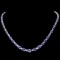 14k 26.00ct Tanzanite 1.10ct Diamond Necklace