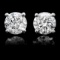 14k White Gold 1.60ct Diamond Earrings
