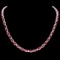 14k Gold 36ct Tourmaline 1.75ct Diamond Necklace