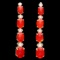 14k Gold 4.00ct Coral 0.35ct Diamond Earrings