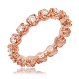 14K Rose Gold 1.13cts. Diamond Ring