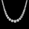 18k White Gold 11.50ct Diamond Necklace