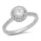 14K Gold 0.52ct Center Diamond 0.72cts Diamond Ring