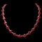 14k Yellow Gold 73ct Ruby 2.00ct Diamond Necklace