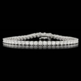 18k White Gold 6.55ct Diamond Bracelet