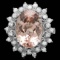 14k Gold 6.00ct Morganite 0.75ct Diamond Ring