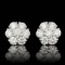 14k White Gold 2.75ct Diamond Earrings