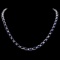 14k Gold 37ct Sapphire 1.85ct Diamond Necklace