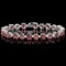 14k 28.00ct Tourmaline 1.70ct Diamond Bracelet