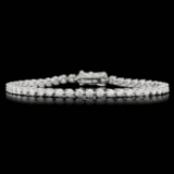 18k White Gold 4.50ct Diamond Bracelet