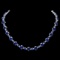 14k Gold 58ct Sapphire 2.15ct Diamond Necklace