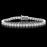 18k White Gold 11.50ct Diamond Bracelet