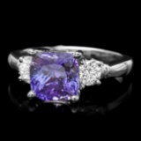 14k Gold 3.00ct Tanzanite 0.60ct Diamond Ring