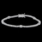 18K White Gold 3.15cts. Diamond Bracelet