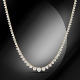 14K Gold 7.80cts Diamond Necklace