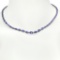 14K Gold 23.52ct Tanzanite 1.05ct Diamond Necklace