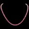 14k Gold 23ct Tourmaline 1.40ct Diamond Necklace