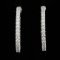 14k White Gold 4.50ct Diamond Earrings