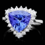 14k Gold 3.00ct Tanzanite 0.70ct Diamond Ring