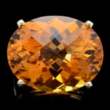 14k Yellow Gold 31.00ct Citrine Ring