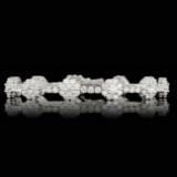 18k White Gold 9.50ct Diamond Bracelet