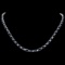 14k Gold 26.50ct Sapphire 1ct Diamond Necklace