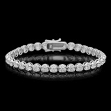 18K Gold 7.01ct Diamond Bracelet