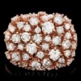 14k Rose Gold 2.25ct Diamond Ring