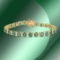 14K Gold 15.48cts Emerald & 3.02cts Diamond Bracelet