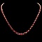 14k Gold 24.00ct Ruby 1.00ct Diamond Necklace