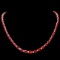 14k Gold 37.00ct Ruby 1.15ct Diamond Necklace