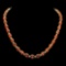 14K Gold 60.15ct Citrine Diamond Necklace