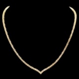 18k Yellow Gold 8.50ct Diamond Necklace