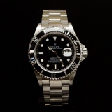 Rolex Stainless Steel Submariner 40mm D Serial Men's Wristwatch