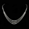 18k White Gold 12.60ct Diamond Necklace