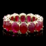 14k Yellow Gold 11.00ct Ruby Ring