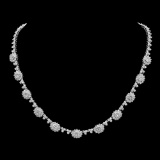 18K Gold 16.81ct Diamond Necklace