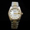 Rolex Two-Tone DateJust 31mm White MOP Dial Diamond Bezel Aprox. 1.5 cts. Wristwatch