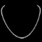 18k White Gold 8.50ct Diamond Necklace