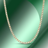 14K Gold 4.46cts Diamond Necklace