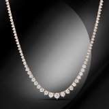 14K Gold 8.20cts Diamond Necklace
