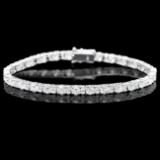 18k White Gold 8.70ct Diamond Bracelet