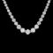 18k White Gold 11.60ct Diamond Necklace