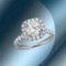 GIA Certified 18K Gold 2.78cts Diamond Ring