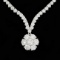 18k White Gold 10.2ct Diamond Necklace