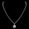 18K Gold 8.75ct Diamond Necklace
