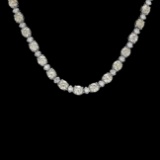 18k White Gold 17ct Diamond Necklace