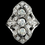 14k White Gold 1.50ct Diamond Ring